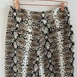 Banana Republic  Wide Leg Career Pants Professional Snakeskin 2 Petite Photo 7
