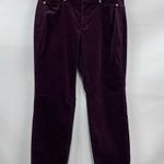 J. Jill Corduroy pants size 12 Deep Purple Jeans Photo 0