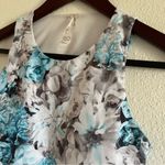 MPG Sport Blue Floral Print Sports Bra / Crop Top Size Medium / 6 Photo 2