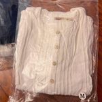 Faherty Gemina Dress M in white Photo 5