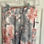Dress Up Tie-Dye Leggings in Pink and Gray Photo 1