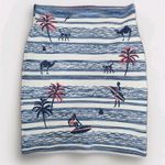 BCBG Maxazria Womens Stretch Bandage Pencil Bodycon Skirt M Surfer Palm Mini Photo 0