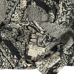 Alberto Makali Crinkle Sequin Top Black White Women Size S Button Up Artsy Photo 2