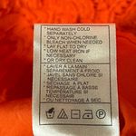 Betsey Johnson  Mini Dress Womens L Orange Crochet Lace Ruffle Hem Boho Flirty Photo 12