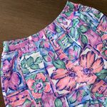 Vintage Summit Circle 100% Cotton Multicolor Floral Pattern Womens Shorts Sz 14 Photo 4