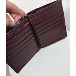 Vtg 1980s Leather Wallet Men Billfold 12 Credit Card Slots Cash Divider *read Brown Photo 4