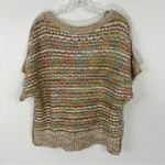 Anthropologie  Yareli Sweater Tee in Neutral Motif Size Small NWT Dolman Photo 7