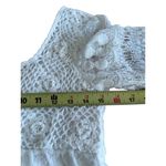 Solitaire  White Lace Crochet Boho Dress Lined Modest BeacDemure Classy Size Smal Photo 7