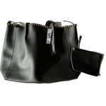 B-low the Belt Black Studded Tote - Size O/S - NWT Photo 0