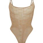 SKIMS NTW Beige Sienna After Hours Bodysuit Photo 0