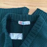 Free People Trez Ribbed Sweater Shorts Emerald Green size Large Photo 3