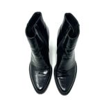 Madden Girl  Size 9 Short Boot Black Side Zip‎ Bootie Heeled Synthetic Leather Photo 1