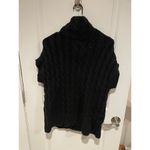 Akris Punto  angora cashmere wool black short sleeve sweater M Photo 3