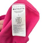 Athleta  Triumph Hybrid Half Zip Sweatshirt Top Cinched‎ Pink Size Large Photo 10