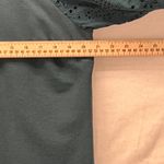 Garnet Hill Womans Top Size Large Eyelet Organic Cotton Sustainable Teal Hunter Photo 12