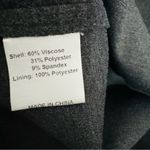 SHADES OF GREY BY MICAH COHEN Women Gray Pleated Midi Round Neck Dress Size 4 Photo 10