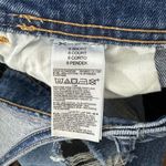 Old Navy Maternity Side-Panel OG Short Straight Leg Distressed Jean Overalls Photo 12