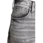 7 For All Mankind Easy James Fern Grey Denim Cut Off Jean Shorts Size 31 New Photo 2