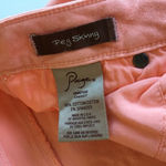 Paige Peg Skinny Jeans in Peach Photo 4
