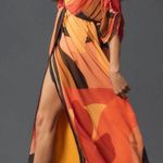 Farm Rio Pleated Wrap Front Kaftan Dress, Size S Photo 0