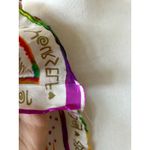 White Rainbow People Holding Join Hands Love Yourself Silk Scarf 90s Teacher Photo 5