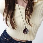 ZARA Limited Edition Cosmic Glass Pendant Necklace Photo 2