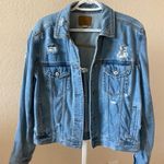 American Eagle Distressed jean jacket Photo 0