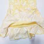 Michael Costello  x REVOLVE Sabrina Mini Dress in Yellow & White Large Photo 4