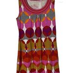 Boden Multicolor Retro Geometric Circle Mod Print Sheath Dress Size 8R WH308 Photo 0