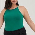 Torrid  Foxy High Neck Tank women’s Sz 5 Summer Tunic pullover tank Kelly Green Photo 6
