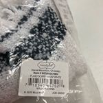 Mud Pie Plaid Scarf Wrap Shawl Cape Cardigan One Size White & Black 72X29.5 NEW Photo 7