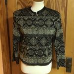 Vintage 90s Lady Carol gold n black party jacket Size 12 Photo 9