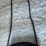 Fossil  Vtg 90's Black Leather Small Crossbody WALLET ID INSIDE Bag Tote Purse Photo 0