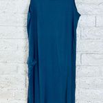 Extra Touch Maxi Dress 1X  Woman's Blue Stretch Photo 6
