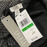 SPENSE Lurex Silver/Black Stripe Wrap Dress L Black Size L Photo 7