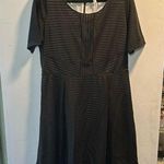 Ny Collection black and white lined dress above the knee Size Large Photo 0