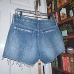 Pistola  Blue Distressed Jean Shorts Raw Edge Size 27 Photo 3