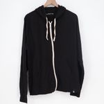 American Giant Women's Lightweight Full Zip Black Solid Sweatshirt XL Made USA Photo 1