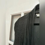 Neiman Marcus  | Grey Merino Wool Blend Open Front Cardigan Size Medium M Photo 4