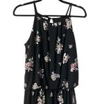 Maurice's  Black Floral‎ Halter Maxi Dress S Wedding Cruise Vacation Cottagecore Photo 11