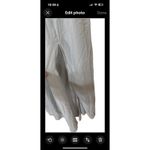 Birdy Grey Chic  Chiffon Maxi Dress Size M Bridesmaid Pockets Ruffle Sleeve‎ BOHO Photo 4