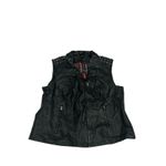 Hot Topic Riverdale Wmn's Sz. 2 Sleeveless Faux Leather Biker Jacket Photo 2
