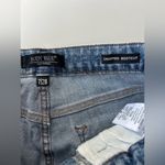 Judy Blue  Cropped Bootcut Jean Distressed Stretch High Rise Chewed Hem Boho 7/28 Photo 3