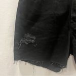 Old Navy  Black Denim Jeans Womens Size 14 Slouchy Straight High Rise New Raw Hem Photo 1