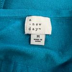 A New Day  Women's Blue V-Neck Bralette Sweater - Size Medium - NWT Photo 1