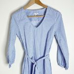 J. Crew Factory Blue/White Striped Tie Photo 3