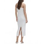 Mango Textured Dress with Opening Back Slit Lia Off White NWT Size 6 / Medium Photo 1