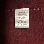 Renee C  Anthropology long warm charcoal burgundy vest S Photo 3