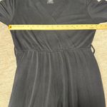 Beyond Yoga  All Wrapped Up Black Women's Jogger Leg Modal Jumpsuit Photo 5