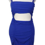 Wild Fable  Blue Mini Dress with Cut Out Size Small Blue Bodycon Mini Dress Photo 0